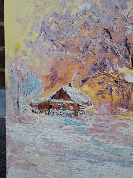 Sunset winter