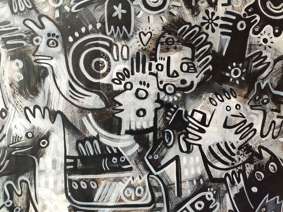 ZOO PARTY OF LIBERATION ___ 120x210cm