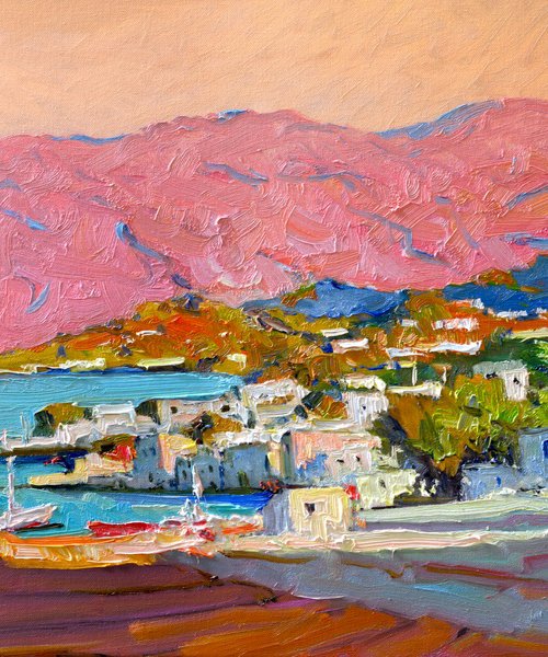 Evening on Greek Island by Suren Nersisyan