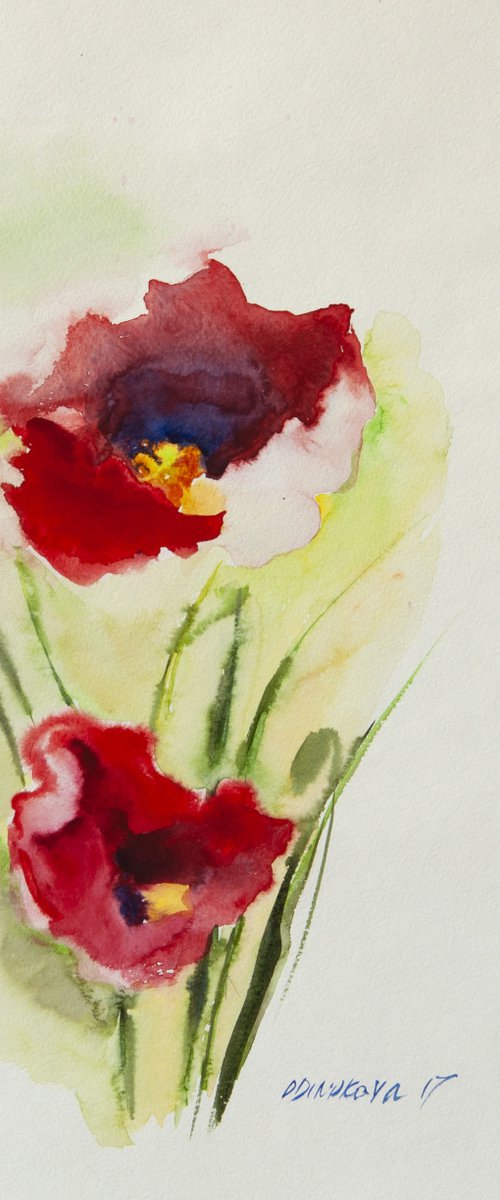 Summer flowers by VALDA ROSE ART GALLERY