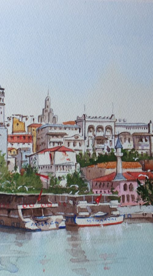 Istanbul Bosphorus Waterfront by David Harmer