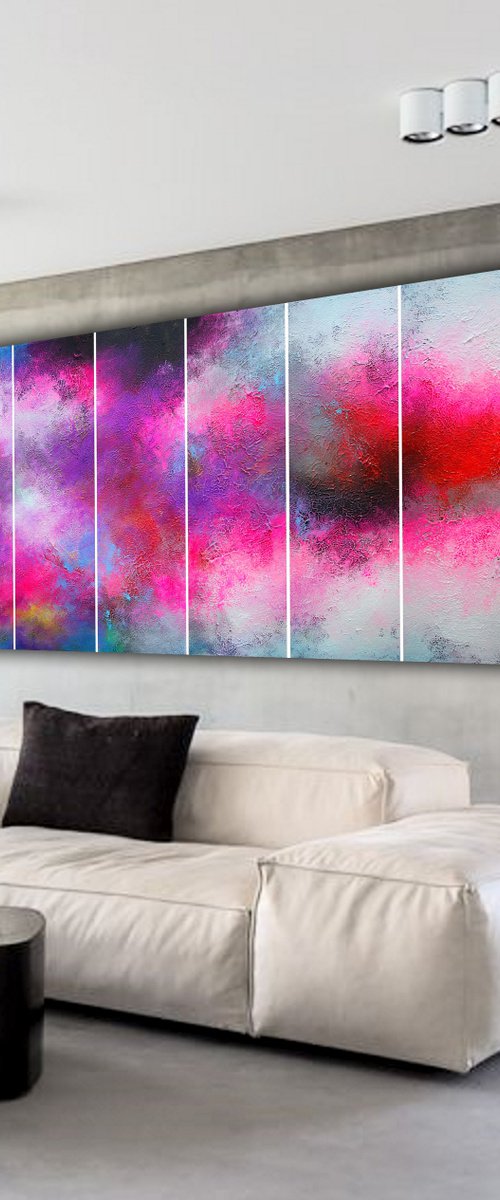 Abstract Painting / Alex Senchenko © 2019 / 7 in 1 / Purple games by Alex Senchenko