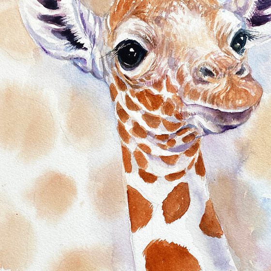 Baby Zeke Giraffe
