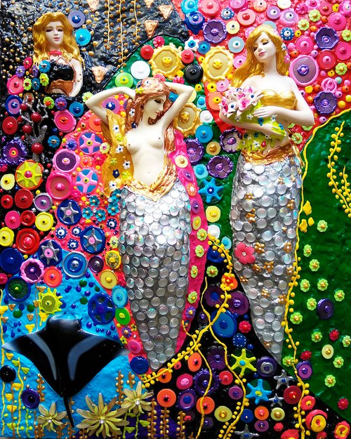 Fantasy mermaids 2 (Klimt inspired) by BAST