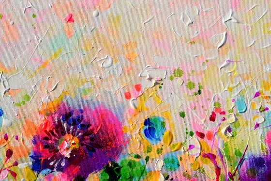 Opium Poppy Field, Purple Poppies