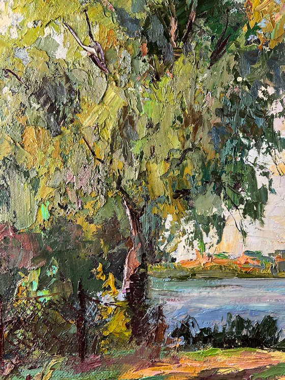 Lake in Front of the Village