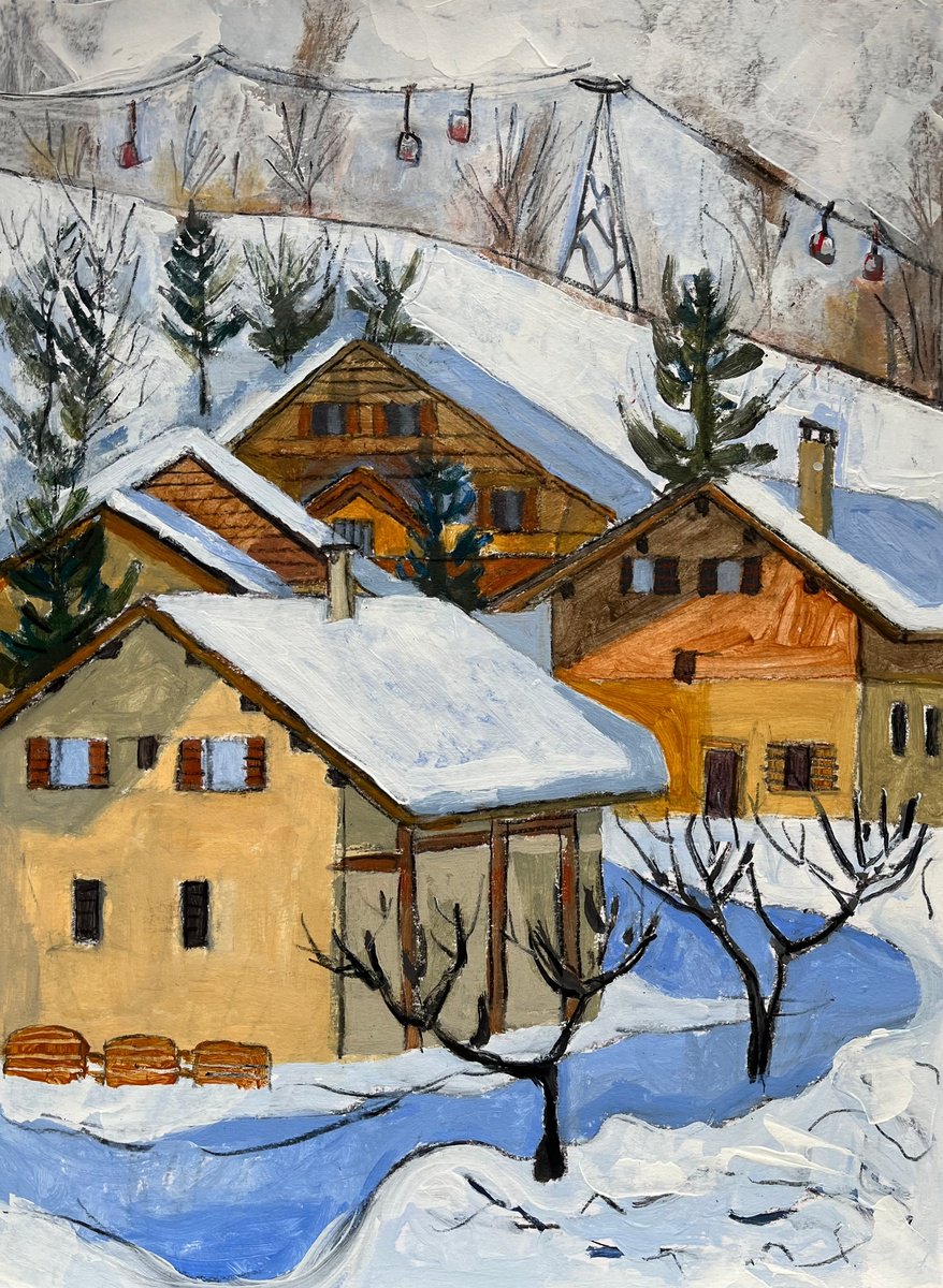 Ski Village by Christine Callum McInally