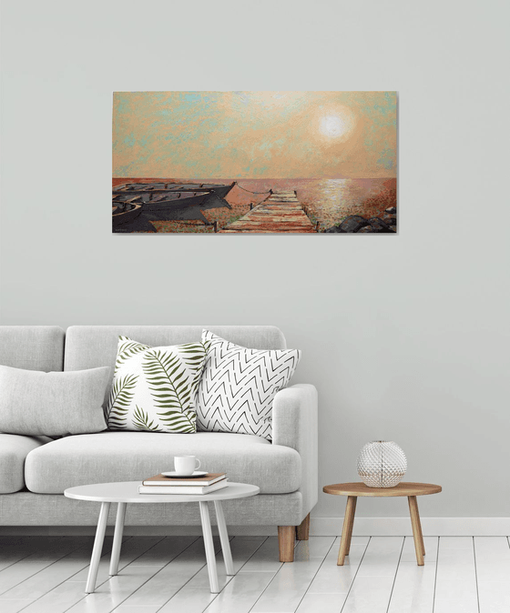 Sunlit Pier: (SPACES Series)