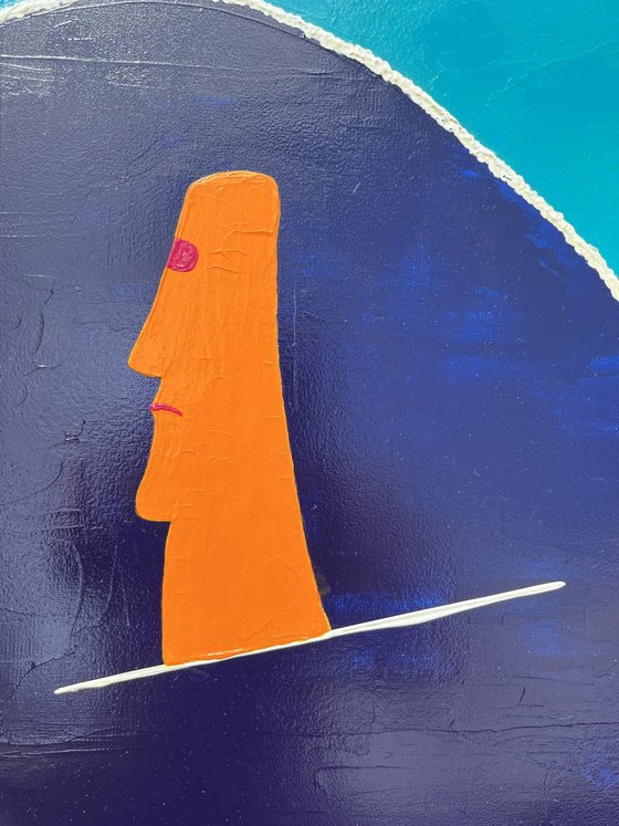 Moai Surfer