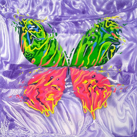 Set of 2 «Violet Dawn»