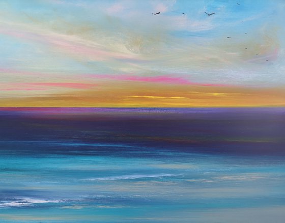 Call It Dreaming - Cornish Seascape, Art, Skyscape