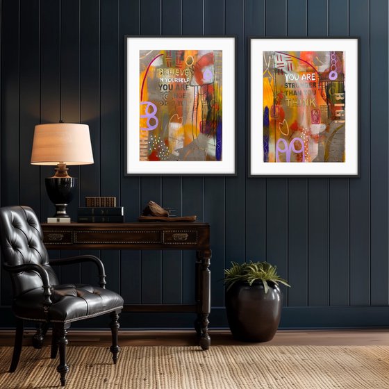 Believe (Diptych)