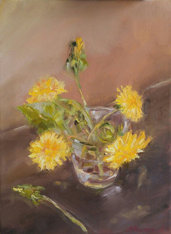 Dandelions (9x12x0.7'')