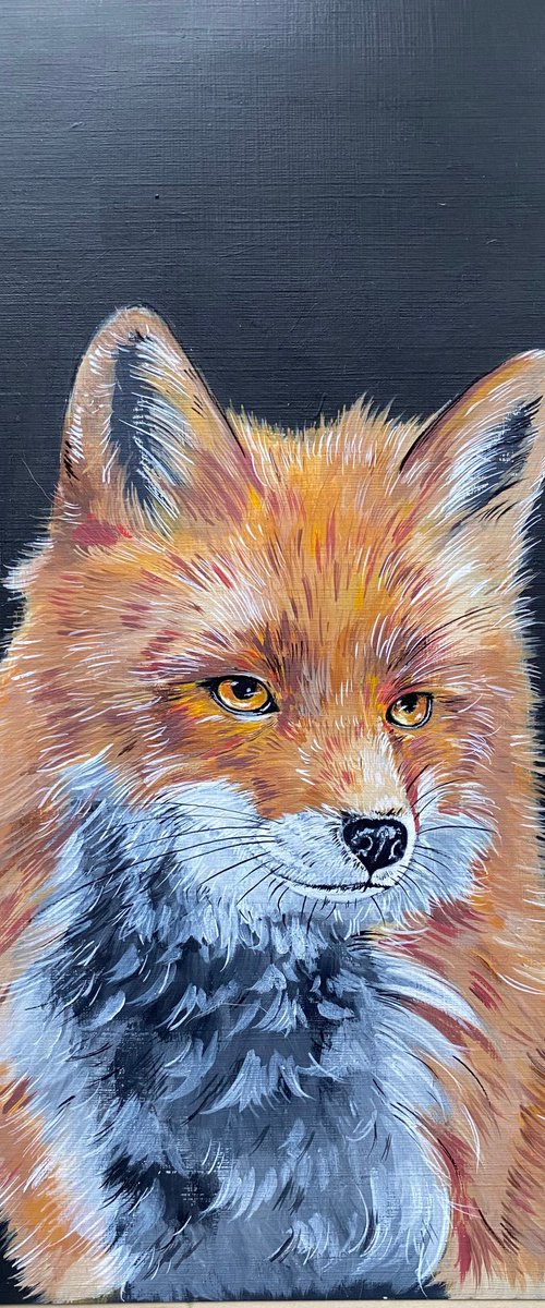 Fox painting by Bethany Taylor
