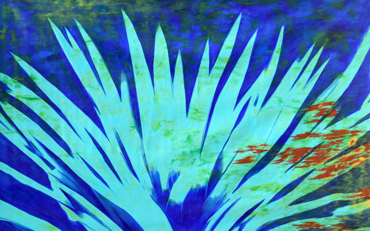  Ocean Blossom 50X79 Inches By Sumit Mehndiratta, 79 X 50, Artwork For Sale On Artfinder