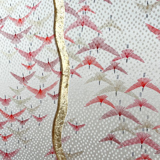 Cranes Kintsugi (Similar work can be created)