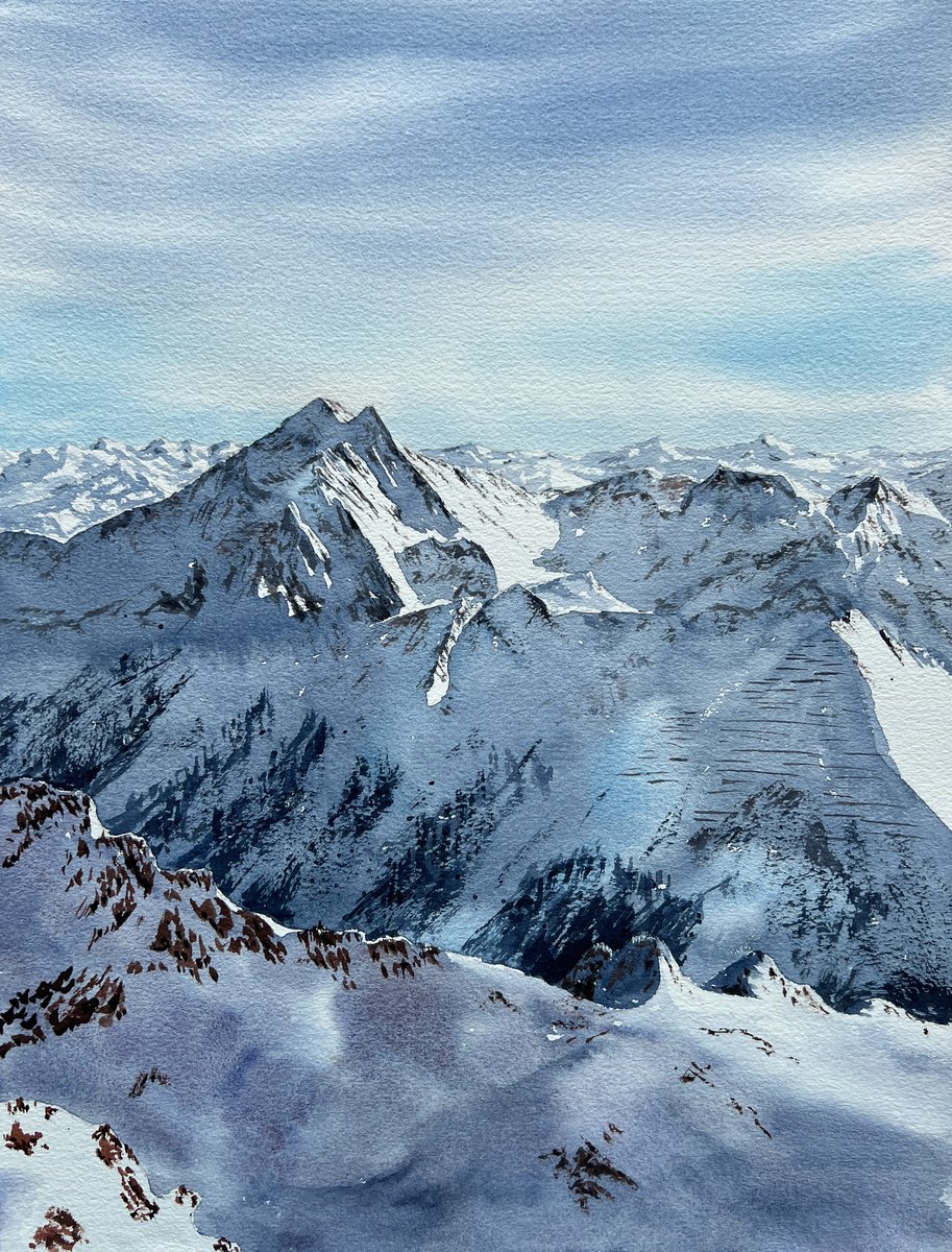 Mountains by Anna Zadorozhnaya