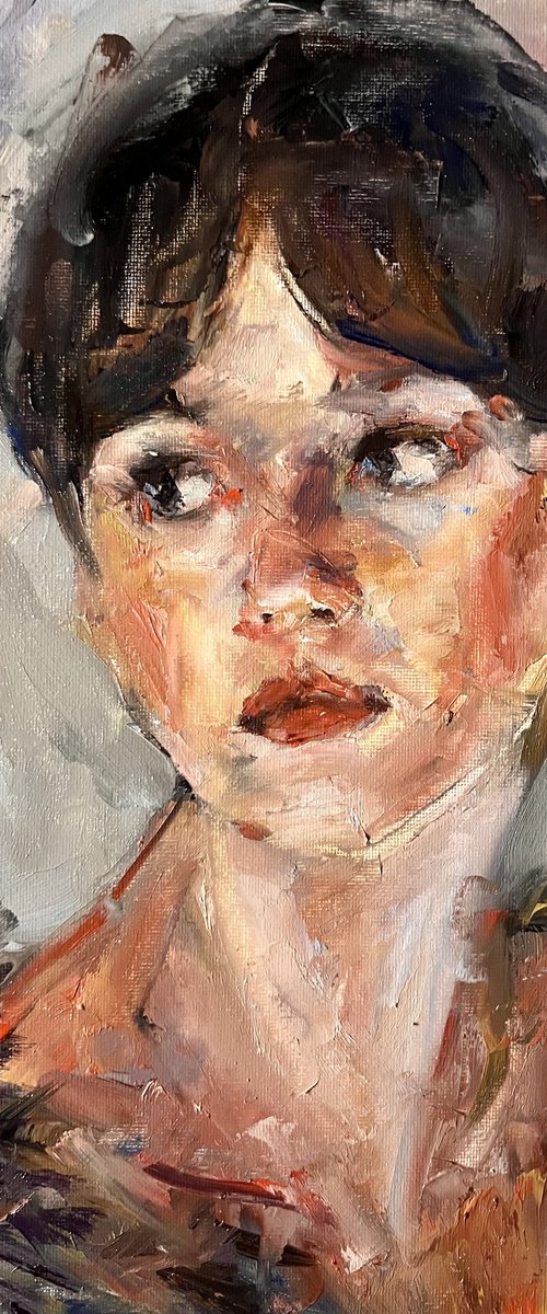 Woman portrait by Liubou Sas