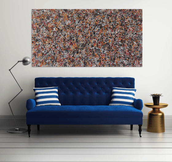 Abstract painting by M.Y.