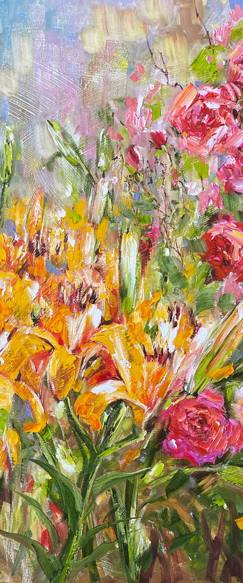Yellow Lilies by Diana Malivani
