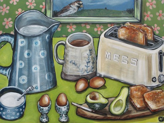 Still life painting called What's In A Name