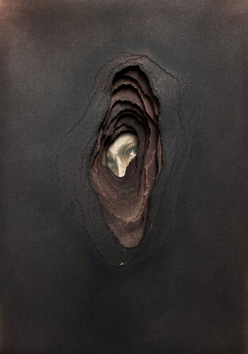 Illustrative Portrait Photograph By Ramona Zordini, 6 X 8", Guideline Routine 37, Original Artwork