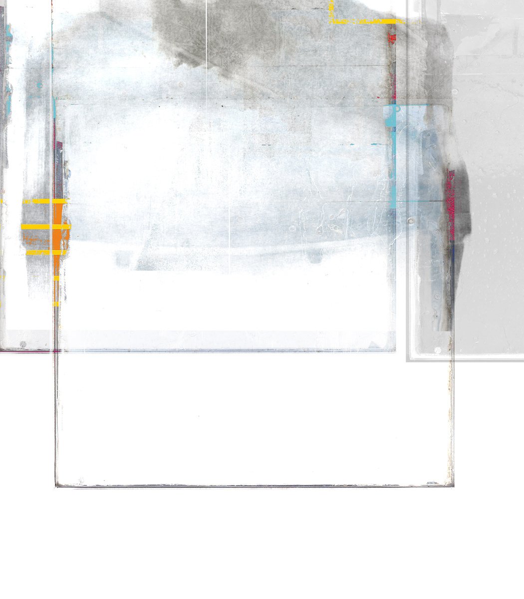 Abstract Limited Edition Print By The Most Active, 15 X 17", Robot Love No 4, Original Artwork