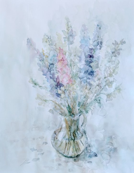 Delphinium 50x65 cm 2025