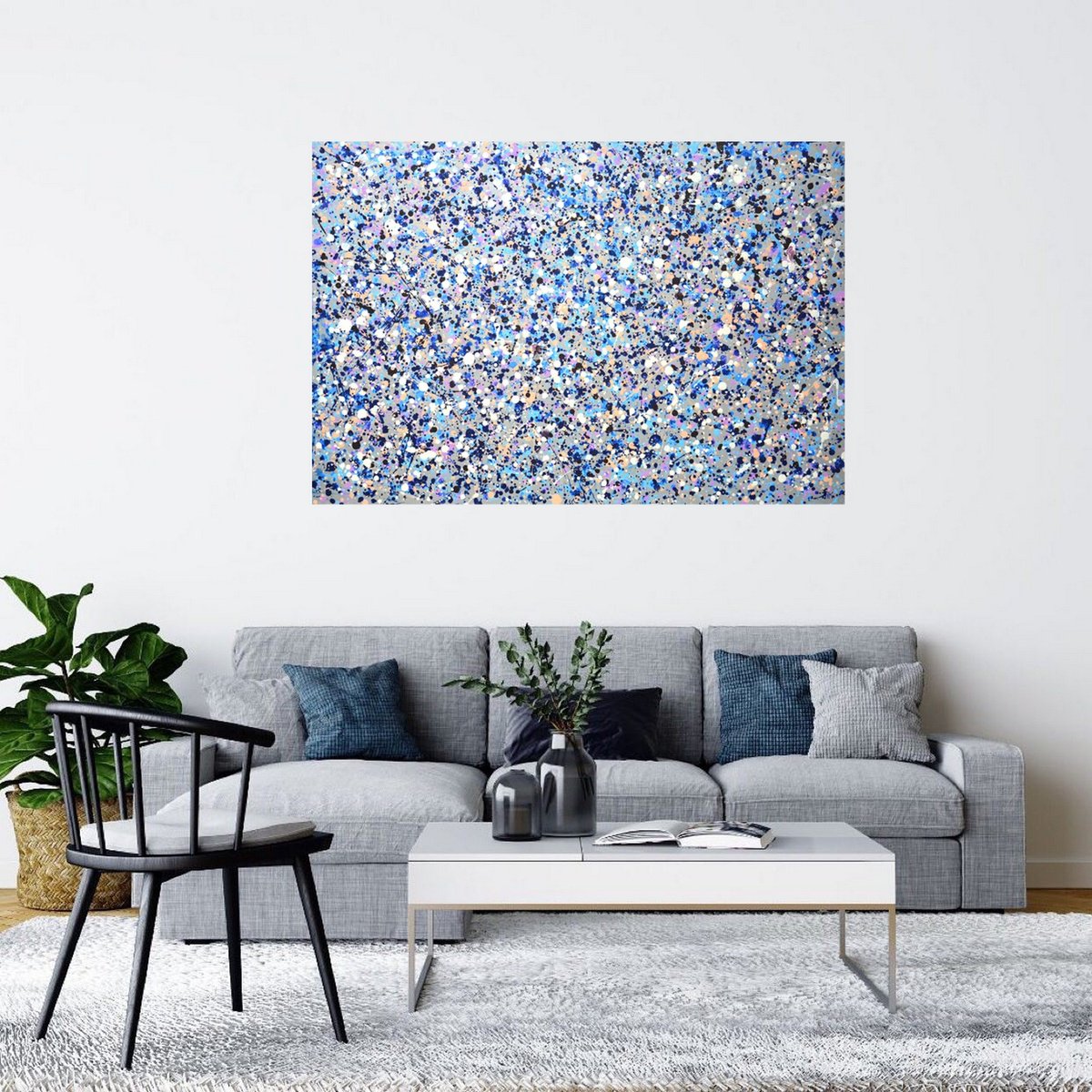 Abstract Acrylic Painting By Iryna Kastsova, 47 X 31, Abstraction 22., Original Artwork