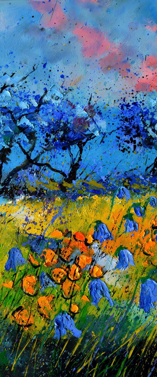 Blue trees by Pol Henry Ledent