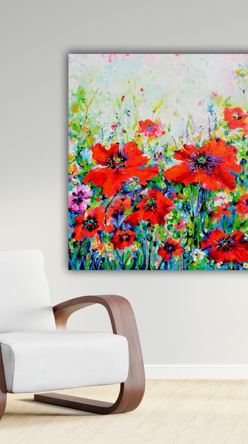 Papaveri Orientali Poppy Oriental Red Poppies by Soos Roxana Gabriela