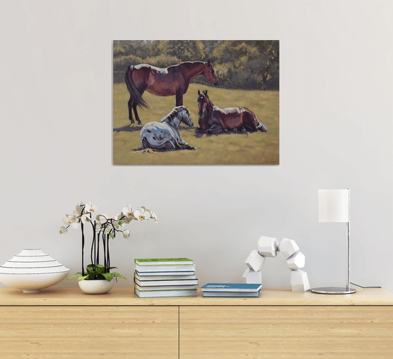 Chilling Out - Three Horses