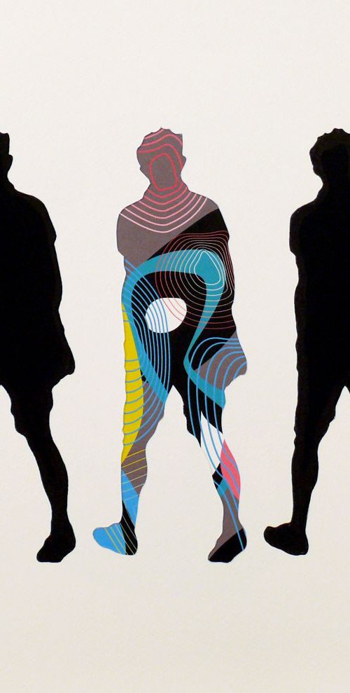 Three walking men V03 -  Tehos by Tehos