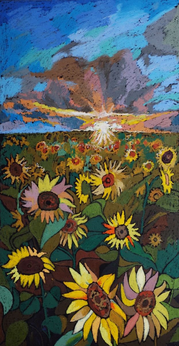 Sunflowers by Maria Ryadchikova