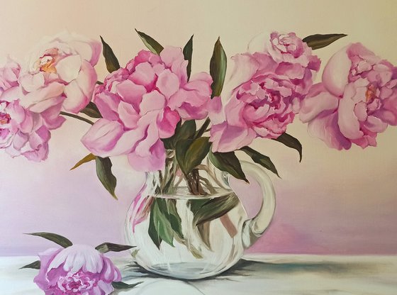 Peonie rosa