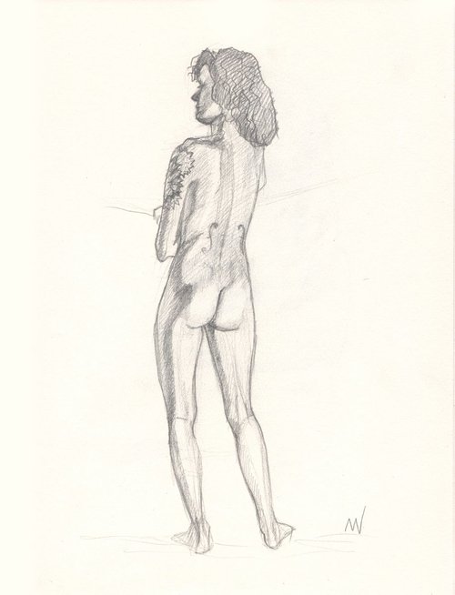 Sketch of Human body. Woman.62 by Mag Verkhovets
