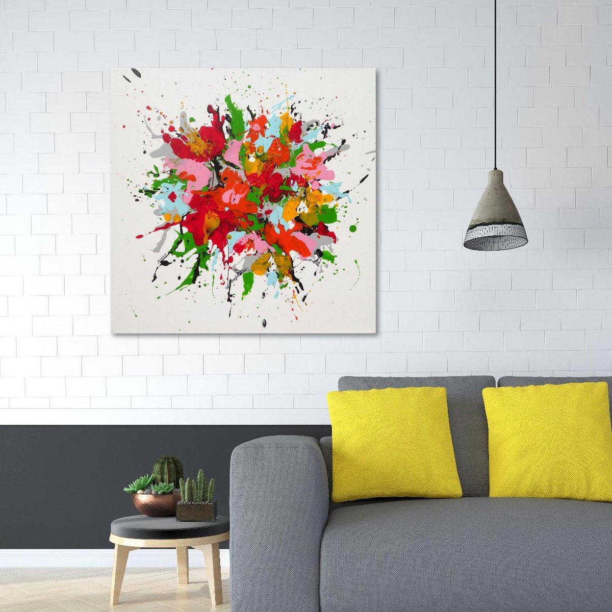  Bloom 2 By Isabelle Pelletane, 20 X 20, Artwork For Sale On Artfinder
