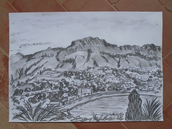 Sierra Bernia mountains with Albir and Altea view