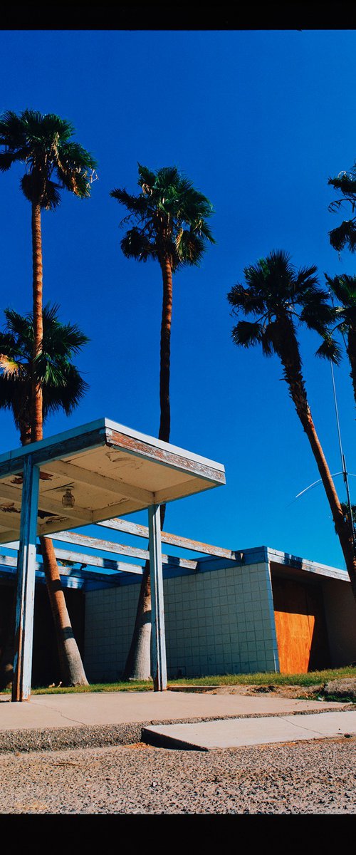 Motel Entrance II, Desert Shores, Salton Sea, California by Richard Heeps