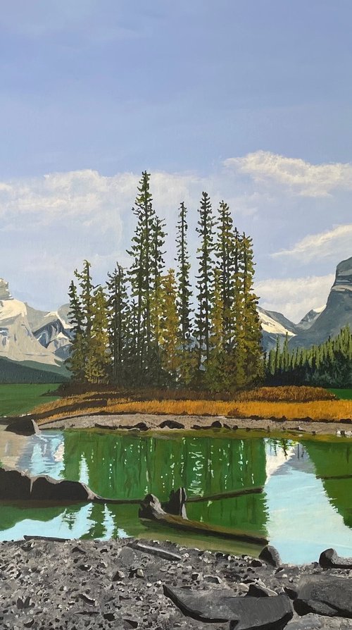 Spirit Island, Maligne Lake by Anne Shaughnessy