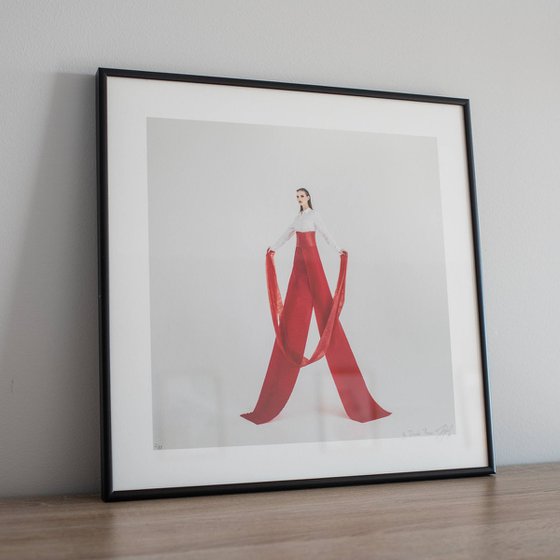 Synesthetic Letters - А (Framed)