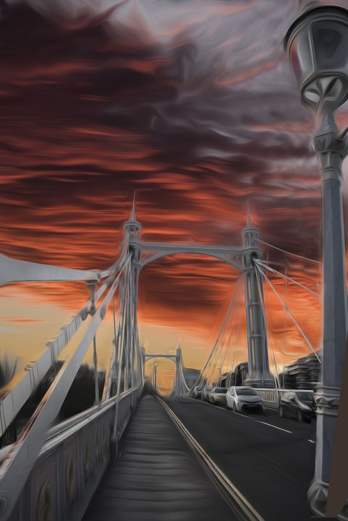 Albert Bridge II by Dr Martín Raskovsky