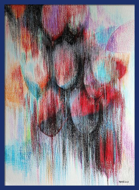 Multicolored Tulips 2