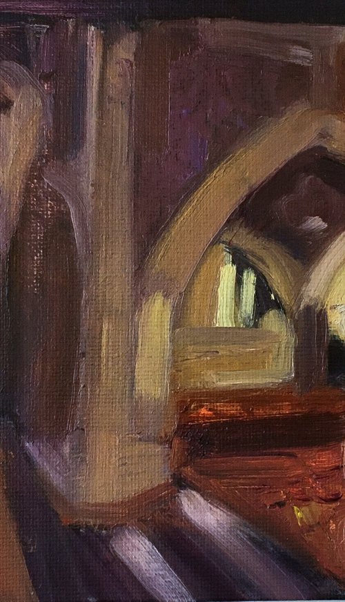 Church, Evening Light by Alexandra Morris