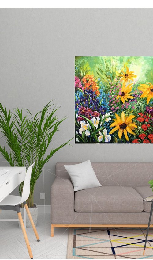 The Flower Market by Colette Baumback