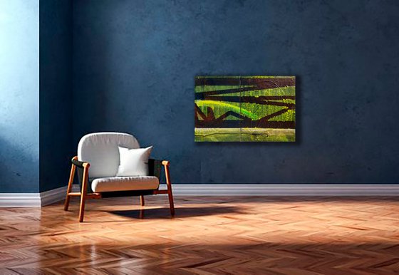 "A bridges " diptych