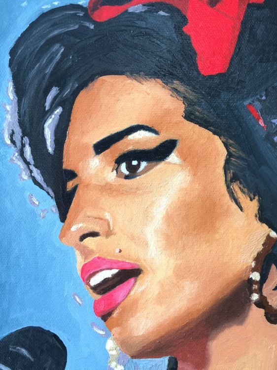 Amy Winehouse Oil Painting By Jill Ann Harper Artfinder