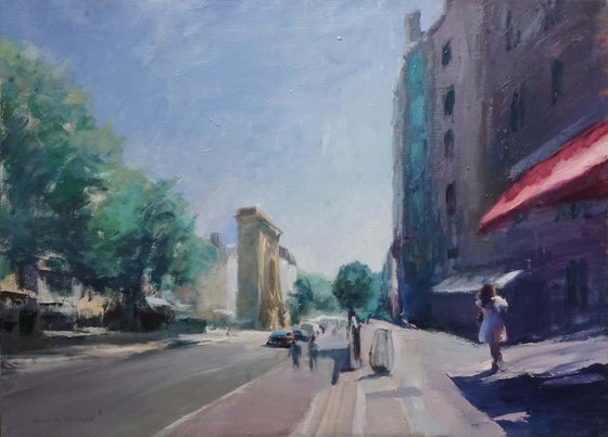 Calm on the main boulevards