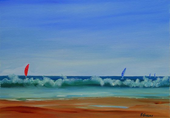 Spring beach