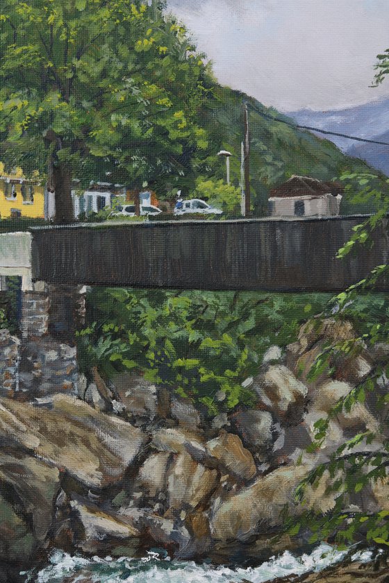 The footbridge at Brione